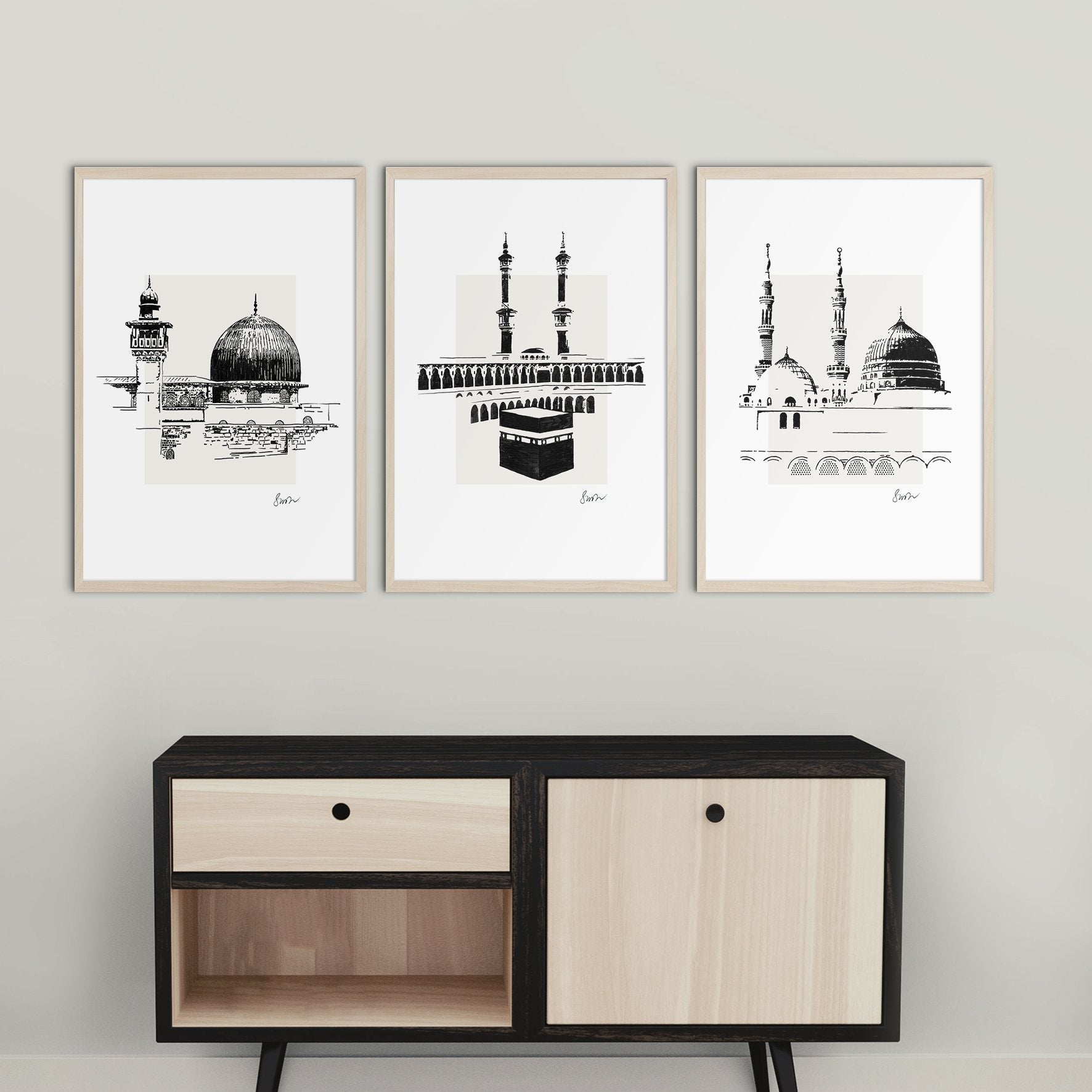 The Three Handmade Mosques Combination, Large - Doenvang