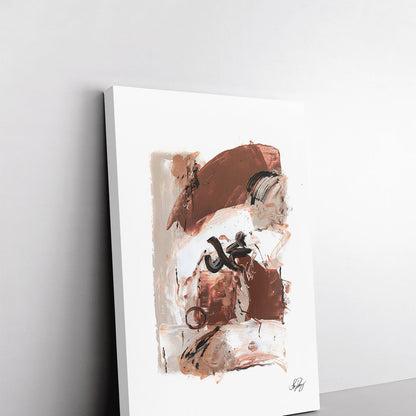 CANVAS | Abstract Muhammed (PBUH), Earth Colors