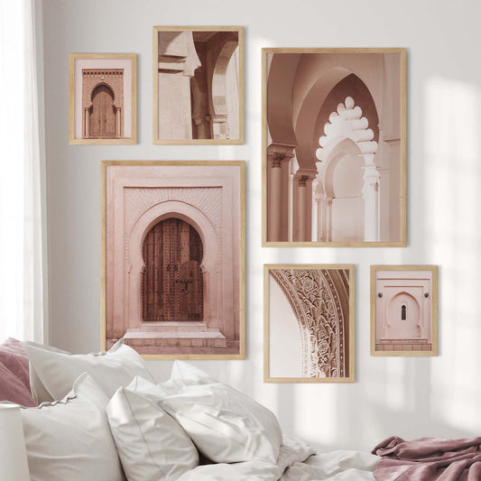 Soft Pink & Beige Morocco Combination | Various Sizes