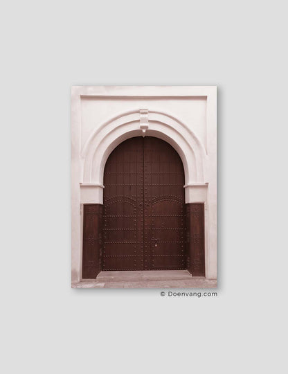 Marrakech Dark Wooden Door | Morocco 2021